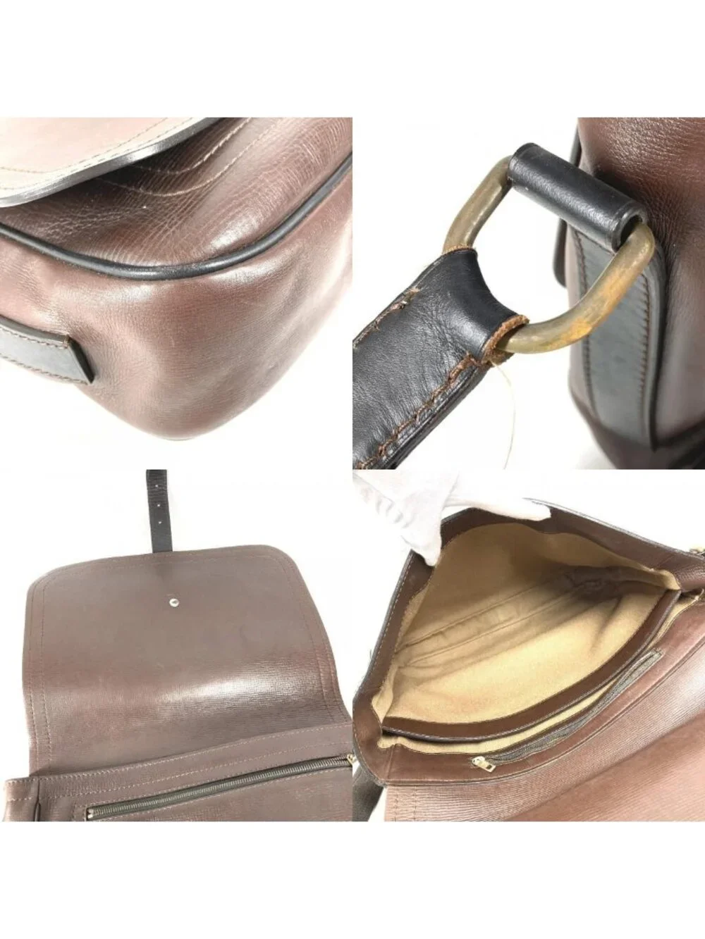 Louis Vuitton Shoulder Bag Omaha Utah Leather Cafe Brown